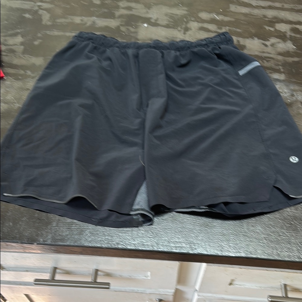 Lululemon Athletica Black Athletic Shorts Lightweight